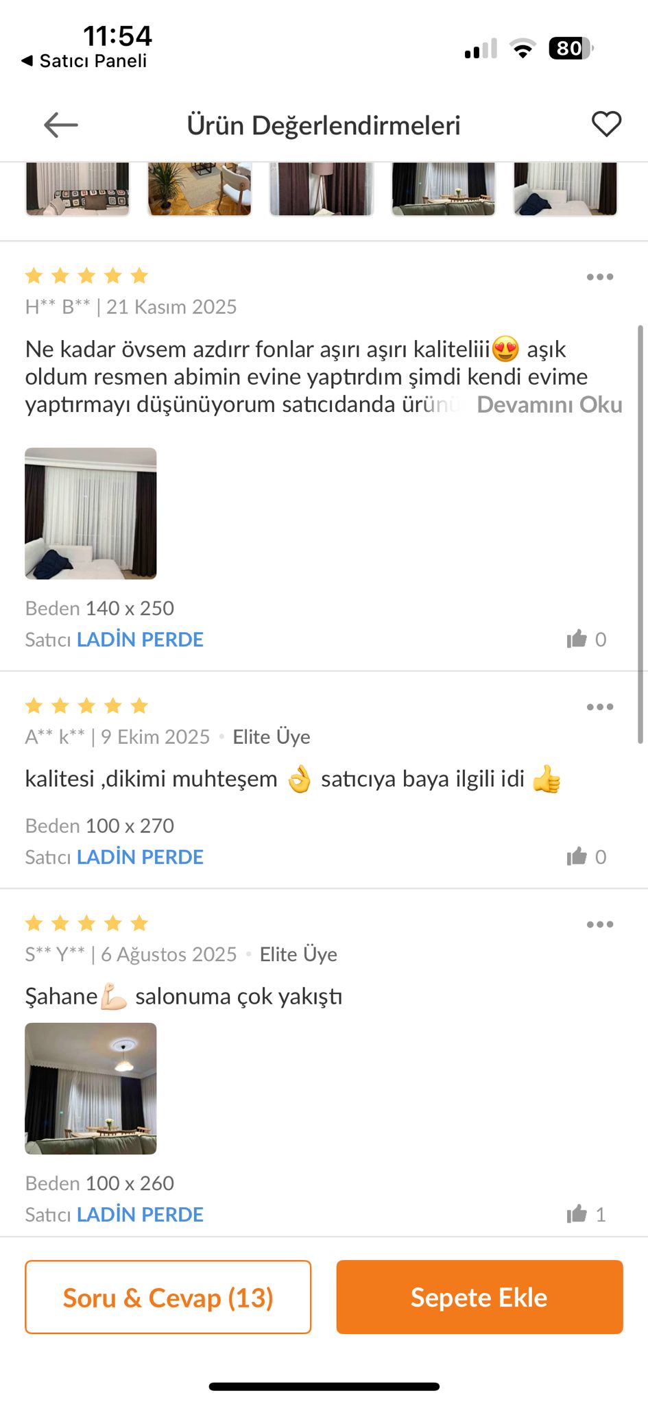 Deneyim - Sizden Gelenler