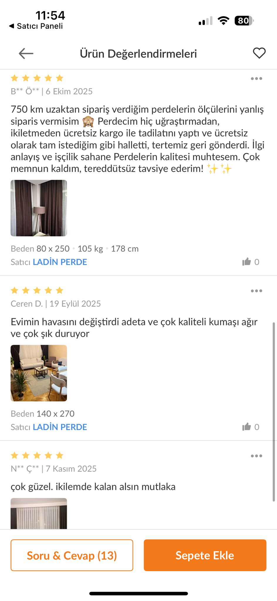 Kalite - Sizden Gelenler